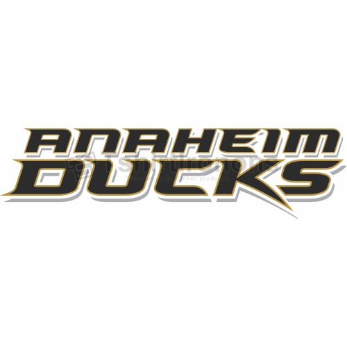 Anaheim Ducks T-shirts Iron On Transfers N50